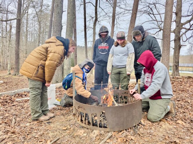 Be prepared: Scouts brave frigid weather for Klondike Derby
